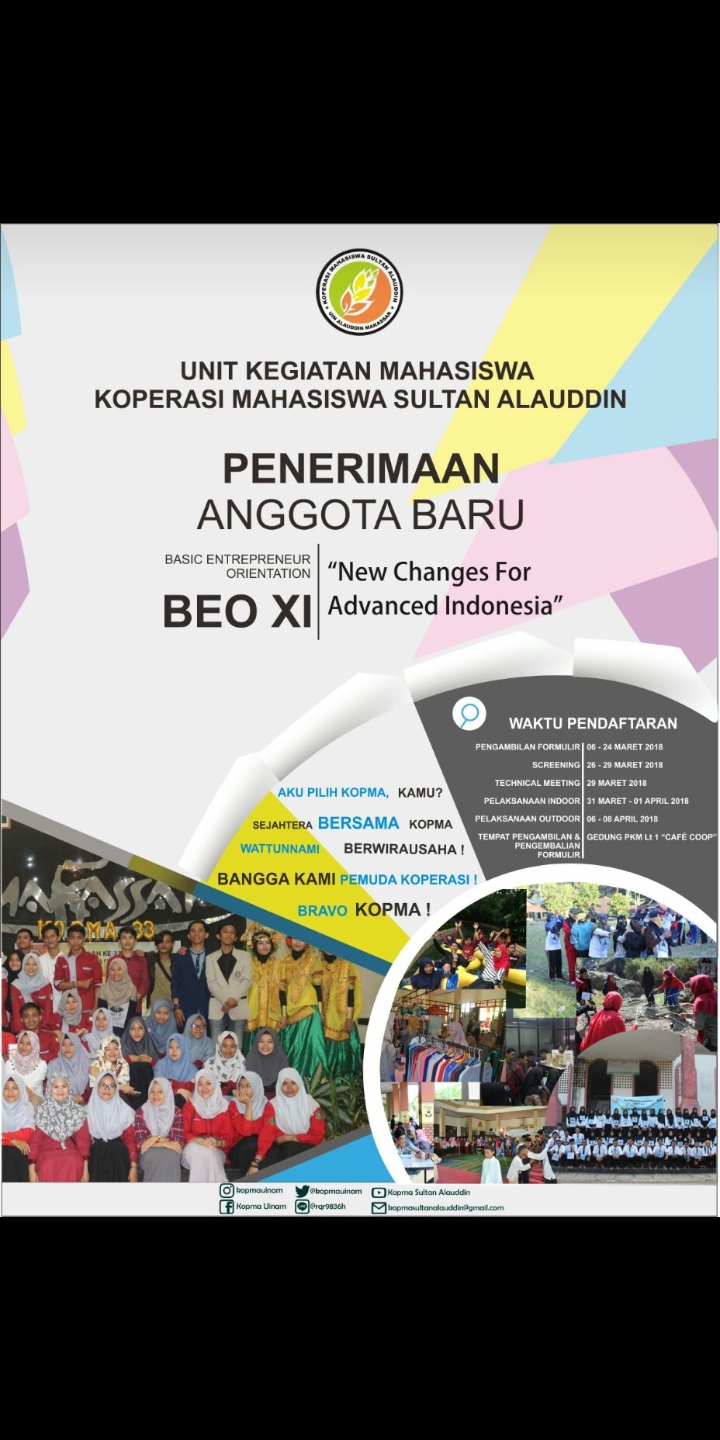 Gambar UKM Kopma Rekrut Anggota Baru Melalui Basic Entrepreneur Orientation XI